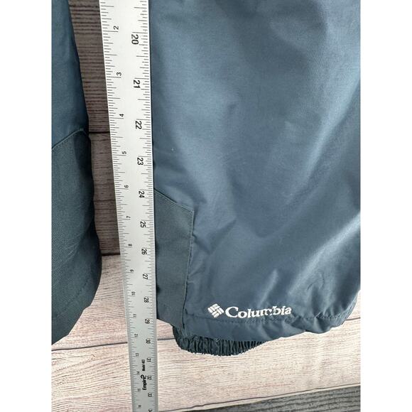 Columbia Omni Tech Insulated Ski Snow Pants Mens Medium Slate Blue Gray - Picture 12 of 14